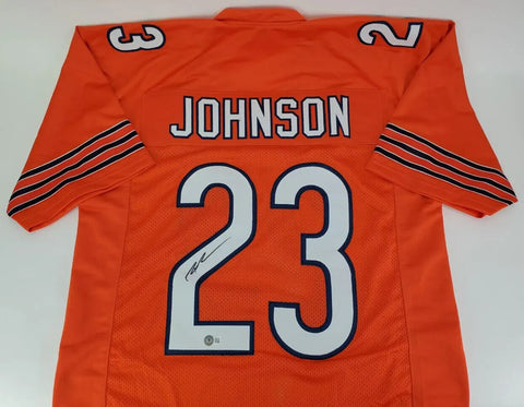 Roschon Johnson Signed Chicago Bears Jersey (Beckett) 2023 Draft Pick / Texas RB