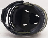 LARGENT ZORN AUTOGRAPHED SEAHAWKS CAMO MINI HELMET SALUTE TO SERVICE MCS 211063