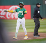 Lawrence Butler Signed Oakland As Jersey (Beckett) Athletics 2nd Year Outfielder