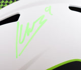 Kenneth Walker Seahawks F/S Lunar Speed Authentic Helmet- Beckett W Holo *Green