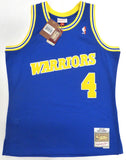 Warriors Chris Webber Autographed 1993-94 Mitchell & Ness Jersey Beckett