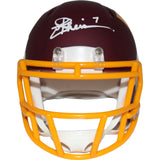 Joe Theismann Signed Washington Redskins AMP Mini Helmet Beckett 43013