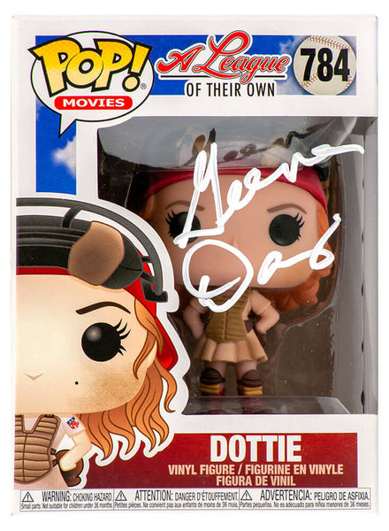 Geena Davis Signed A League Of Their Own Dottie Funko Pop #784 (White) -(SS COA)