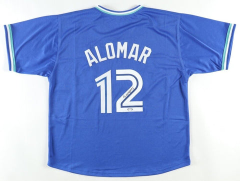 Roberto Alomar Signed Toronto Blue Jays Jersey (PSA) 12xAll-Star 2nd Baseman
