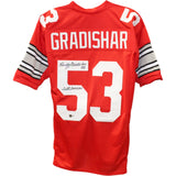 Randy Gradishar Autographed/Signed College Style XL Red Jersey Beckett 44616