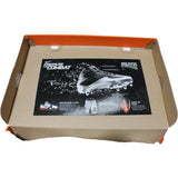 Christian McCaffrey Autographed/Signed Black White Nike Cleats Beckett 44988