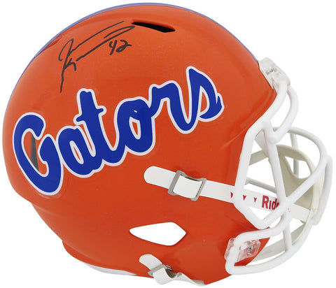 Jevon Kearse Signed Florida Orange Riddell F/S Speed Rep Helmet (SS COA)