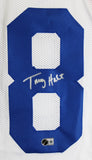 Torry Holt Authentic Signed Rookie Era White Pro Style Jersey BAS Witnessed