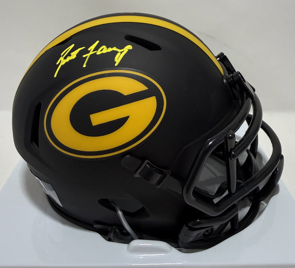 BRETT FAVRE Signed Riddell ECLIPSE Mini Helmet AUTO - JSA