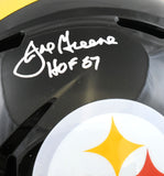 Joe Greene Autographed Pittsburgh Steelers F/S Speed Helmet HOF - Beckett W Holo