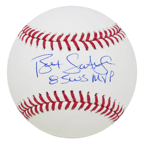 Bret Saberhagen Signed Rawlings Official MLB Baseball w/85 WS MVP (SCHWARTZ COA)