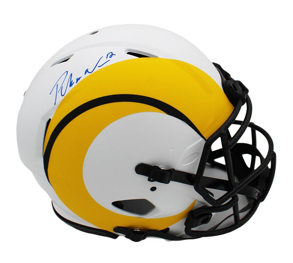 Puka Nacua Signed Los Angeles Ram Speed Authentic Lunar NFL Helmet