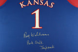 Roy Williams Autographed Kansas Jayhawks KU Signed Adidas Framed Jersey JSA COA