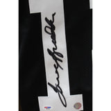 Terry Bradshaw Autographed/Signed Pro Style Black Jersey PSA 44086