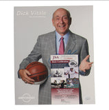 Dick Vitale Signed 8x10 Photo Inscribed "HOF 08" - James Spence Authentication