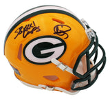 Andre Rison Signed Green Bay Packers Speed NFL Mini Helmet with "SB XXXI Champs"