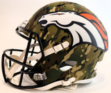 John Elway Replica Camo Helmet Beckett COA