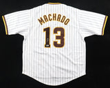 Manny Machado Signed San Diego Padres Jersey / 3xAll-Star 3rd Baseman / Beckett