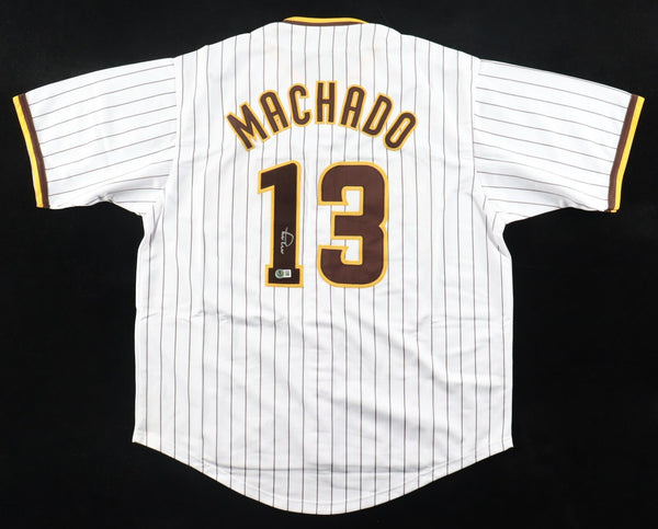 Manny Machado Signed San Diego Padres Jersey / 3xAll-Star 3rd Baseman / Beckett