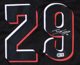 T. J. Friedl Signed Cincinnati Reds City Connect Style Black Jersey (Beckett)
