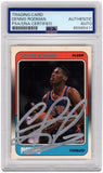 Dennis Rodman Signed Detroit Pistons 1988 Fleer RC Basketball Card #43 (PSA/DNA)