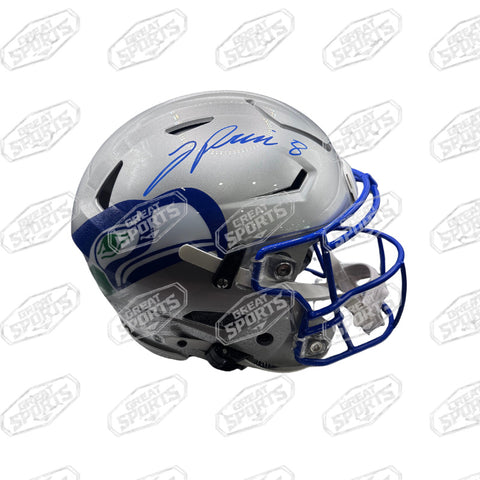 JADARIAN PRICE SIGNED SEATTLE SEAHAWKS THROWBACK SPEEDFLEX HELMET BECKETT