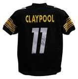 Chase Claypool Autographed/Signed Pro Style Black XL Jersey BAS 28141