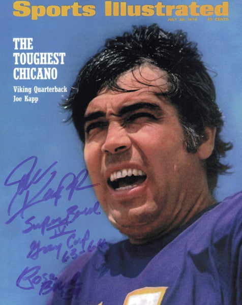 Joe Kapp Autographed Signed 8x10 Photo Minnesota Vikings SKU #247504