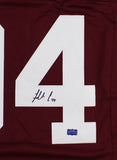 Fletcher Cox Signed Mississippi State Custom Maroon Jersey