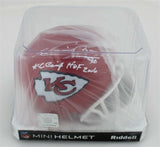 Neil Smith "KC Chiefs HOF 2006" Signed Kansas City Chiefs Mini Helmet (JSA COA)