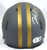 Jake Moody Autographed 49ers Slate Speed Mini Helmet - Beckett W Hologram *Gold