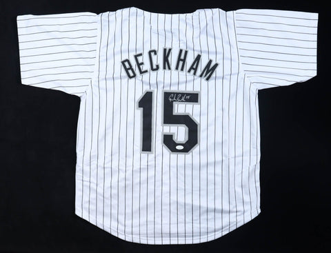 Gordon Beckham Signed Chicago White Sox Jersey (JSA) Sox 2nd Baseman 2009 - 2015