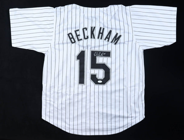 Gordon Beckham Signed Chicago White Sox Jersey (JSA) Sox 2nd Baseman 2009 - 2015