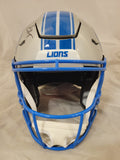 DAVID MONTGOMERY SIGNED DETROIT LIONS SPEEDFLEX HELMET "LIONS RUN DEEP" INSC BAS