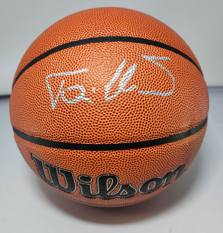 Bulls TONI KUKOC Signed Wilson Replica I/O Basketball AUTO - HOF 2021 - JSA