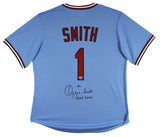 Cardinals Ozzie Smith Authentic Signed Light Blue Nike Jersey Fanatics