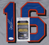 Dwight Gooden Signed New York Mets Road Jersey (JSA COA) 3xWorld Series Champ