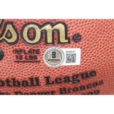 Ed McCaffrey Signed Denver Broncos SB XXXIII Wilson Football Deflated BAS 54981