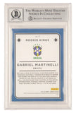 Gabriel Martinelli Signed 2021-22 Panini Donruss Rookie Kings - BGS 10 Autograph