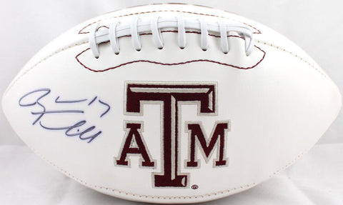 Ryan Tannehill Autographed Texas A&M Aggies Logo Football- JSA W Auth