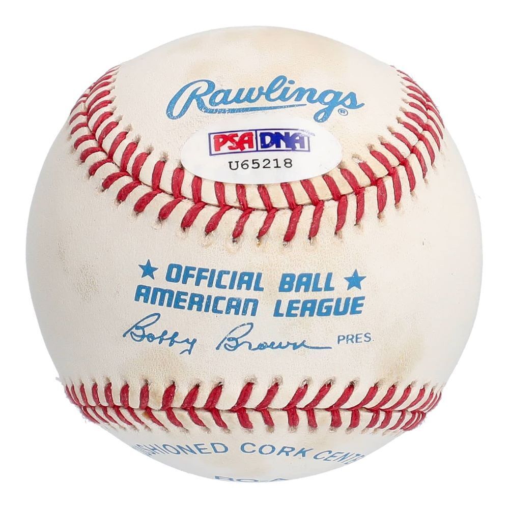 Rick Ferrell Red Sox Signed Official American League Baseball PSA U652 ...