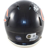 Mike Singletary Autographed/Signed Chicago Bears Mini Helmet Beckett WIT 58587