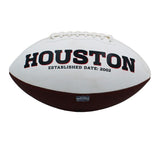 Dalton Schultz Signed Houston Texans Speed Embroidered White NFL Football