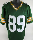 Mark Chmura Signed Green Bay Packers Jersey (Beckett COA) 3xPro Bowl Tight End