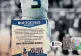 Russell Wilson Autographed 8x10 Seattle Seahawks 8x10 Photo Beckett COA