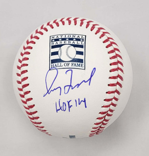 Greg Maddux Autographed Braves Cubs HOF Baseball W/ HOF 14 Beckett Witnessed