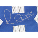 Michael Irvin Autographed/Signed Pro Style White XL Jersey Beckett Witness 51784