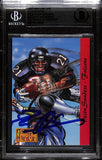 Deion Sanders Signed 1993 Proline SP6 Trading Card Beckett 40460