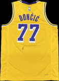 Luka Doncic Signed Jersey PSA Los Angeles Lakers Autographed