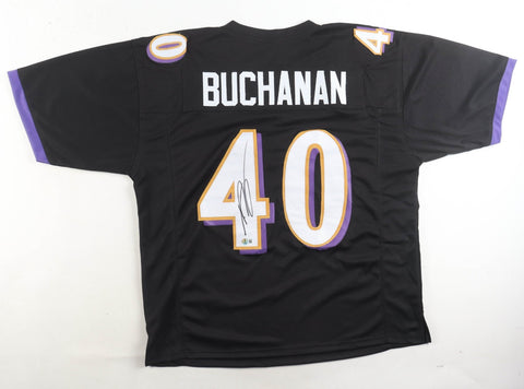 Teddye Buchanan Signed Baltimore Ravens Jersey (Beckett) Ex-Cal Golden Bears L.B